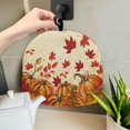 thumbnail image 4 of ZUXONGSY Fall Thanksgiving Tea Cozy for Teapot Insulated Kettle Protective with Hanging Ring Fit Tea Breakfast Warmer Cover Maple Leaf Pumpkin Thanksgiving Fall Decor, 4 of 7