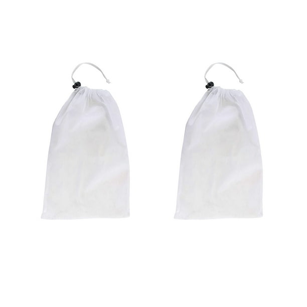 Injueey Paquete de 2 bolsas de filtro para piscinas, colección de hojas de residuos y manchas de polvo, malla fina para interior y exterior, Jardín y Patio