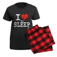 thumbnail image 5 of CafePress - I Love To Sleep Women's Dark Pajamas - Women's Short Sleeve Print T-Shirt and Pants Dark Cotton Pajama Set, 5 of 7