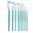 Bamboo green pole, variant on Nylon Paintbrush for Artist Beginner Acrylics Oil Watercolor Gouache Painting