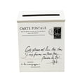 thumbnail image 1 of Abbracc Drop Box Large Capacity Decorative Newspaper Holder Box for Yard Gate Garden white, 1 of 9