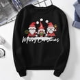 thumbnail image 5 of Women Sweatshirt Merry Christmas Round Collar Long Sleeve Print Easy Top Pullover, 5 of 7