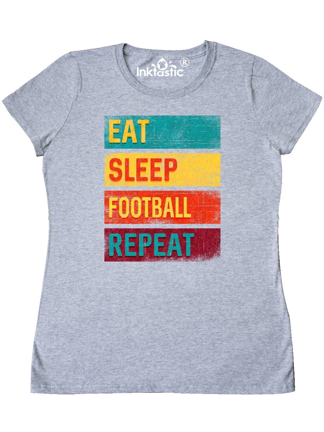 inktastic Football Sports Eat Sleep Football Repeat Baby T-Shirt 