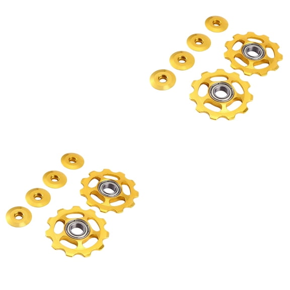 4 Pcs Highly Performance Toothpste Rear Derailleur Pulley 11t Flywheel