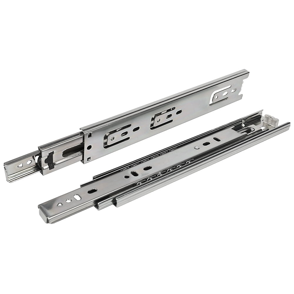 Ball Bearing Drawer Slides Side Mount Full Extension Rails 10"24