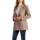 thumbnail image 4 of Abrigo de mujer INSPIRE CHIC, abrigo de doble botonadura con solapa, abrigo de invierno hasta el muslo, talla S, color caqui, 4 of 6