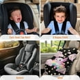 thumbnail image 5 of KUIFORTI Baby Car Seat Sun Shade Cover Reflective Infant Car Seat Sun Protection Cover Baby Travel Accessories 40" x 25", Easy to Install, Cute Axolotl, 5 of 7