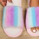 thumbnail image 3 of Pantuflas Térmicas Planas para Mujer Felpa Cómodas Antideslizantes Otoño E Invierno, 3 of 9