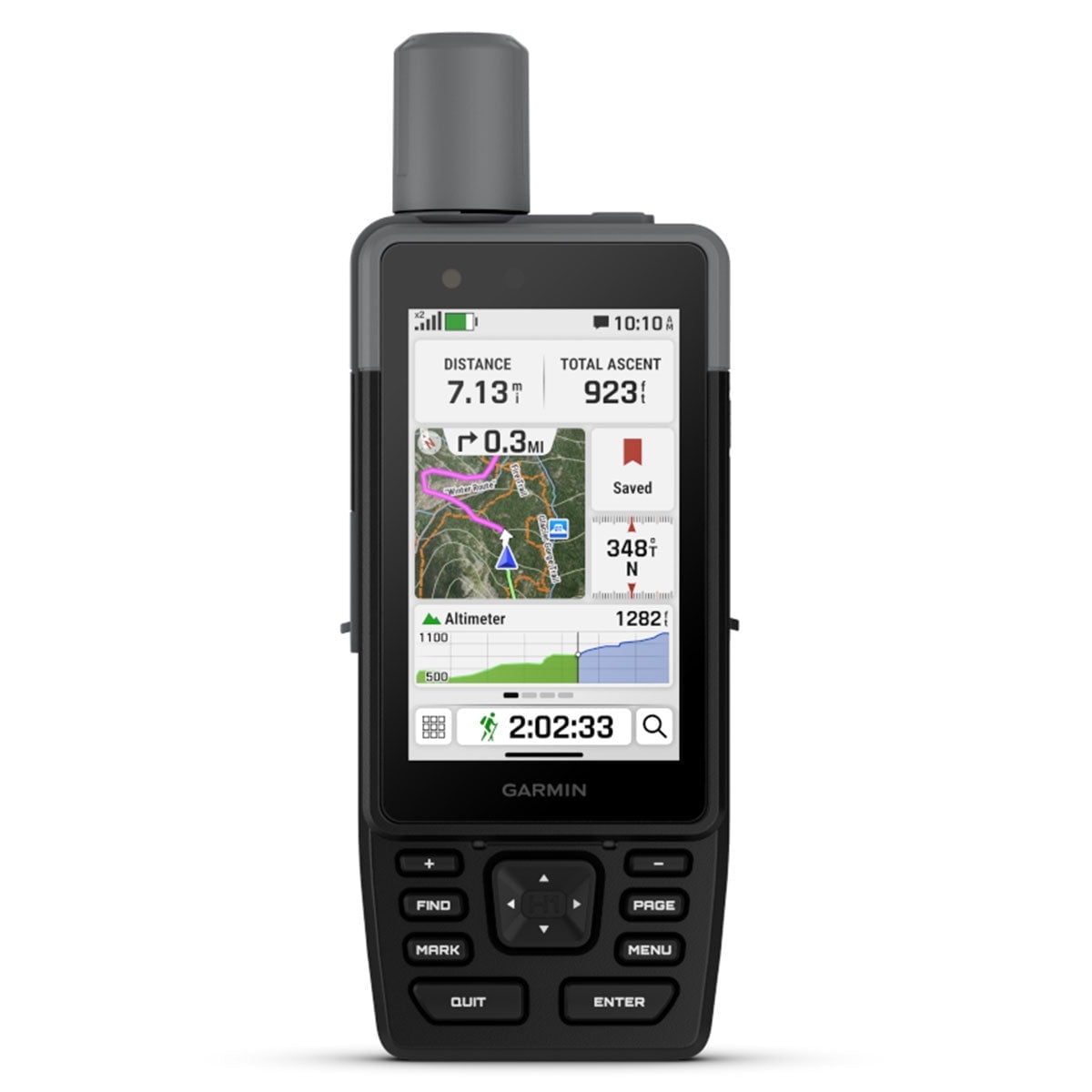 Garmin GPSMAP H1 Premium GPS Handheld Navigator Bundle with PlayBetter Portable Charger & GPS Tether Lanyard