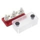 thumbnail image 3 of Accesorio de bloque de distribución de energía 150A con cubierta Fácil de instalar Reemplazo directo Barra de bus de bloque de terminales eléctricos Rojo DYNWAVEMX bloque de distribución de energía, 3 of 8