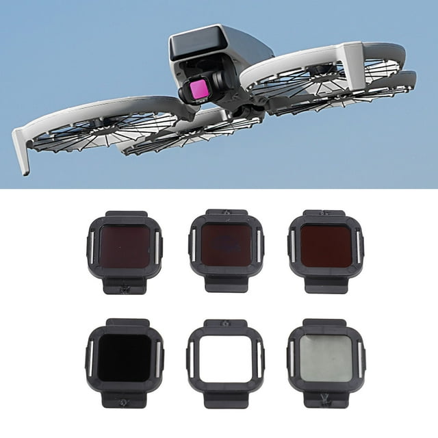 Filtro De Lente Para Drones, A Prueba De Aceite Filtro De Lente ND CPL Para Drones Marco De aleación De Aluminio Vidrio óptico HD Ligero Con Revestimiento Múltiple Con Paño De