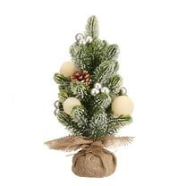 CuiLiyq Mini Christmas Tree Tabletop Decorations, Indoor Artificial Pine Tree with Pine Cones Berries Ornaments, Small Xmas Trees Holiday Table Centerpieces, for Winter Wedding Home Decor