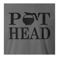 thumbnail image 2 of 9 Crowns Tees Pot Head Coffee Lover's Funny Coffee Pot T-Shirt-Mens (Mens Metal, XX-Large), 2 of 4