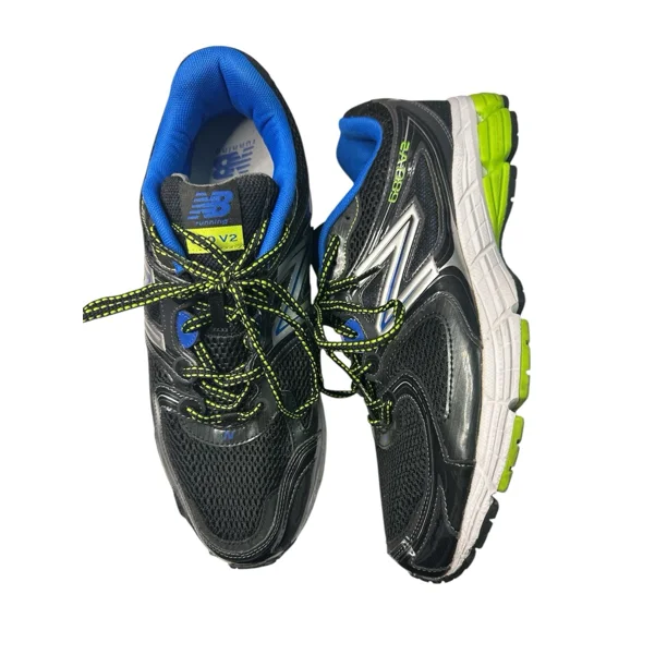 NEW BALANCE Mens Size 11 680 V2 Sneakers Black Running Walking Shoes Made in USA