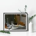 thumbnail image 2 of Claude Monet Canvas Prints Wall Art Oil Painting Reproduction, Still Life with Bottle, Carafe, Bread, and Wine, 2 of 7