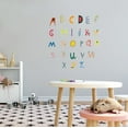 thumbnail image 1 of KIDS DAYCARE - Vinyl Nursery Child Care Educational Decoration Creepy English Alphabet Letters Design Multicolored Kids Bedroom Playroom Wall Decal Sticker 40" x 40", 1 of 5