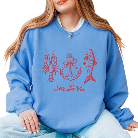 Sea La Vie 3 Across - Women's Sweatshirt