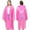 Pink+Pink, variant on Rain Ponchos for Adults Reusable, 2 Pcs Raincoats Emergency for Women Men with Hood and Drawstring