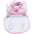 thumbnail image 3 of Impermeable ajustable con capucha para perros, impermeable reflectante con capucha para perros, chaqueta impermeable para perros (rosa, XL), 3 of 5