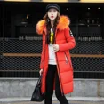 thumbnail image 6 of 2024 Women‘s Down Parkas Winter Jacket Big  Collar Thick Slim Coat Fashion Hooded Cotton Outerwear Long Winter Woman Coat, 6 of 7