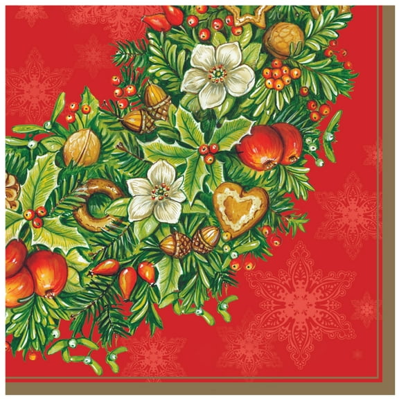Keep Unique Christmas Napkins, Holiday Decoupage Napkins, Green Napkins, Dinner Napkins, Pack of 20