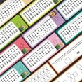 thumbnail image 7 of 17Pcs Multiplication Flash Cards, 2025 Newest Times Table Multiplication Fact Cards For 3-5Rd Grade, Reusable Math Flashcards With 2 Wipe Erase Pens & Ring, 1-12 Multiplication, 7 of 7