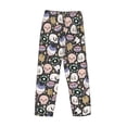 thumbnail image 3 of Vsdgher cartoon cute Skull star Print Mens Pajama Pants Sleep & Lounge Pants, PJ Bottoms With elastic waistb and Pockets, 3 of 5