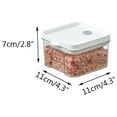 thumbnail image 3 of Xihbxyly Recipientes Herméticos para Almacenar Alimentos, Diseño de Hebilla Transparente, Mantienen Los Alimentos Secos Frescos Por Más Tiempo, Frascos Apilables Que Ahorran Espacio, Organización de, 3 of 4