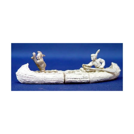 RAFM Trade Canoe w/Indian Paddlers & Trade Goods New