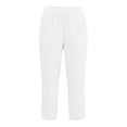 thumbnail image 6 of Guluxicc Women's Straight Leg Pants Elastic Waist Long Trousers with Pockets Summer Casual Outfits for Everyday Wear, 6 of 6