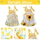 thumbnail image 3 of Conjunto de 4 piezas de ropa para mascotas, ropa encantadora para mascotas, ropa encantadora para perros con frutas y camisa para perros, camiseta transpirable para mascotas MFZFUKR BST3023394-3, 3 of 5