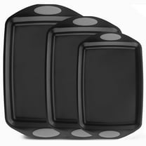 LIMICAR 3-Piece Nonstick Cookie Pan Set,13/15/17 Carbon Steel Baking Sheet Pan for Oven, Dishwasher Safe and Durable for Everyday Use