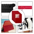 thumbnail image 3 of 10 hojas adhesivas de terciopelo suave con reverso adhesivo, tamaño A4, para manualidades rojo, 3 of 9