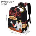 thumbnail image 3 of Space Ghost: Costa a Costa-theme Backpack, Campus style schoolbag Bookbag with Adjustable Shoulder Straps And Large Zip Compartment, Unisex Travel Bags.42x30x15cm, 3 of 6