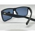 thumbnail image 4 of Costa Del Mar Men's Rincon Polarized Rectangular Sunglasses, Matte Black/Blue Mirrored 580P, 63 mm, 4 of 5