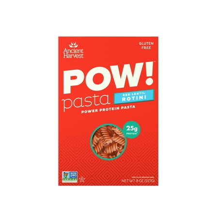 Mild Indian Lentil - (2 pack) POW! Power Protein Lentil & Quinoa Rotini, 8oz, Gluten Free