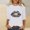 White, variant on Runfenguu Western Graphic Tees For Women Womens T Shirt Dress Ladies' Easter Day Printed Round Neck Three Quarter Sleeve 3/4 Sleeve T-Shirt Loose