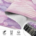 thumbnail image 3 of Runner Rug Classical Purple Shell Printed Style Pattern 72x23.5 indoor Washable Runner Rug, 3 of 8