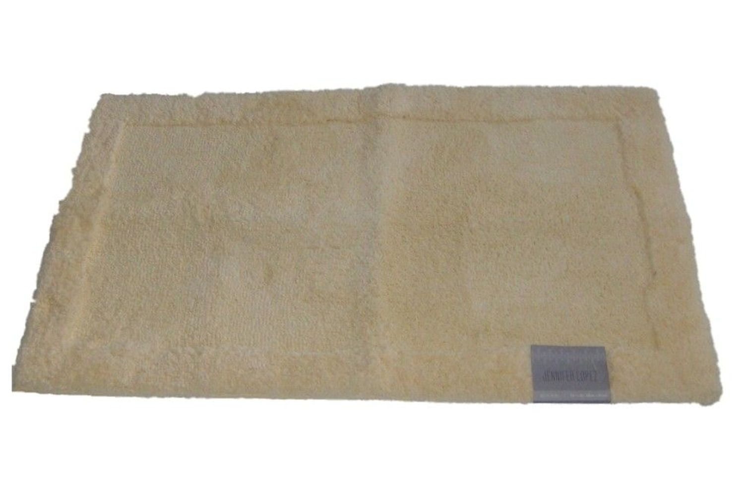 Jennifer Lopez Yellow Plush Pile Accent Bath Rug 23x38 Skid Resistant Throw Mat Walmart Com Walmart Com