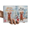 thumbnail image 3 of Merry Christmas Vizsla Enjoys Woofmas Winter Xmas Holiday Travel Passport Wallet Vizslas Dog Lover Gifts Idea PU Leather Passport Holder Cover - 02022, 3 of 5