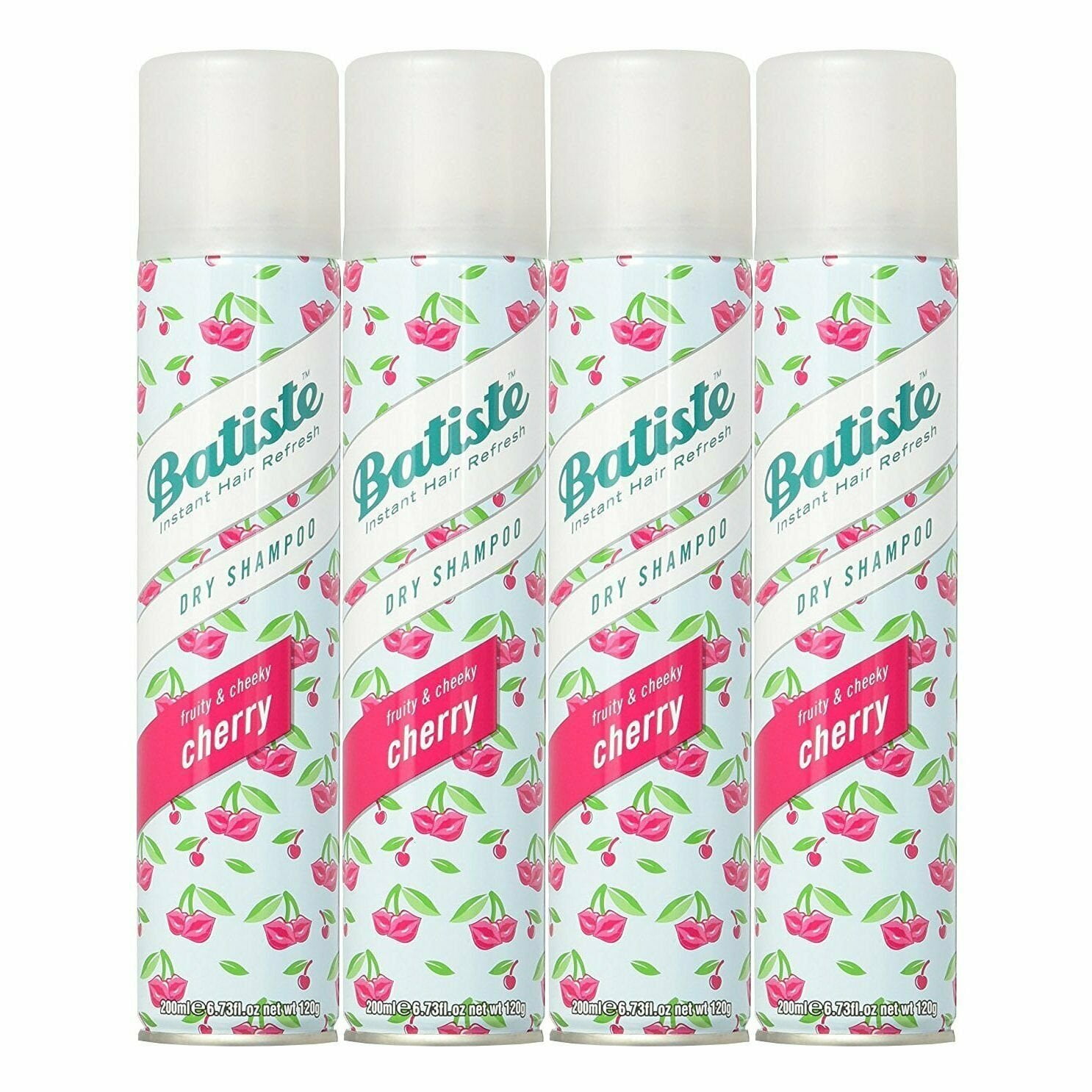 Batiste Dry Shampoo, Cherry 6.73 oz Pack of 4