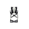 thumbnail image 2 of Silla de ruedas ergonómica ultraligera Karman S-2512 de 8 kg, asiento de 45 cm con reposapiés extraíble, color plateado, 2 of 5