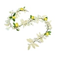 thumbnail image 2 of Guirnalda de flores de cerezo y limón artificiales, guirnalda de enredaderas, decoración del hogar, vegetación 170 centímetros, 2 of 9