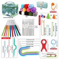 thumbnail image 2 of 87pcs Cotton Yarn Thread Ball For Crochet Knit Hook Sets Hand Knitting Needles Tools Crochet Ball Markers Accessories With Bag, 2 of 6