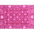 thumbnail image 1 of Ahgly Company Indoor Rectangle Abstract Pink Modern Area Rugs, 5' x 8', 1 of 4