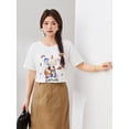 thumbnail image 4 of High waist small A washed denim skirt, 4 of 6