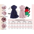 thumbnail image 7 of NAYAOTO Womens Casual Midi Dresses Solid V Neck Short Sleeve Button Shirt Belted Dress with Pockets for Spring Summer 2026, 7 of 7