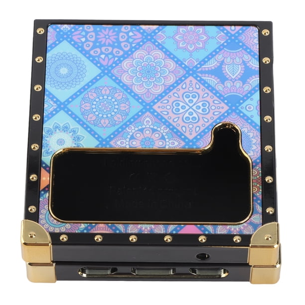 Funda plegable para teléfono de TPU PC, antideslizante, a prueba de golpes, colorida, plegable, de lujo, con cordón y soporte para Z FLIP 4.