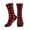 1 Black, variant on Women's Men's Buffalo Plaid Colorful Novelty Pattern Crew Athletic Socks