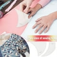 thumbnail image 4 of EGNMCR 2-Pack Twisted Templates, Acrylic Quilting Templates For Apprentices DIY Quilting Sewing Crafts Embroidery some rulers, 4 of 4